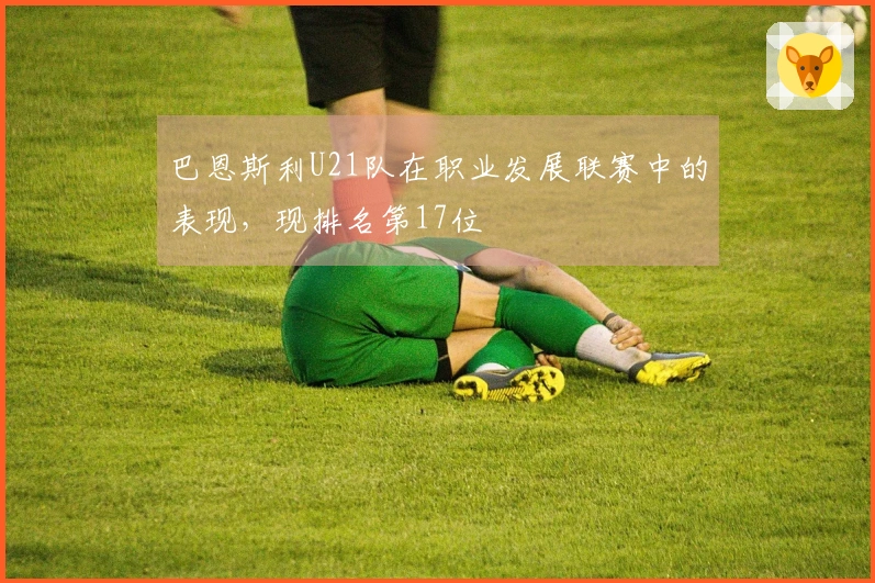 巴恩斯利U21队在职业发展联赛中的表现，现排名第17位