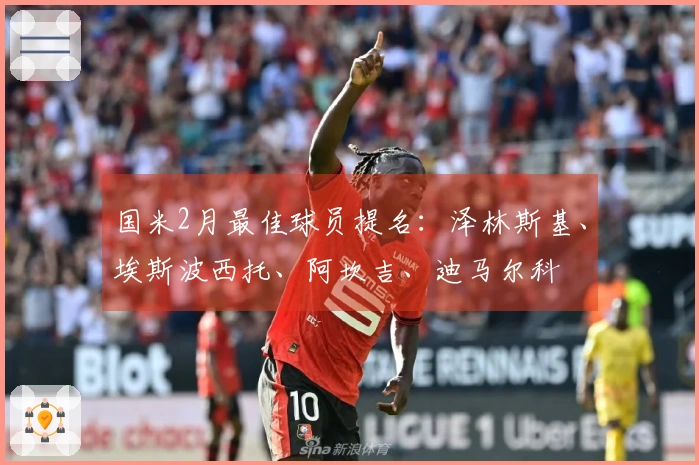 国米2月最佳球员提名：泽林斯基、埃斯波西托、阿坎吉、迪马尔科